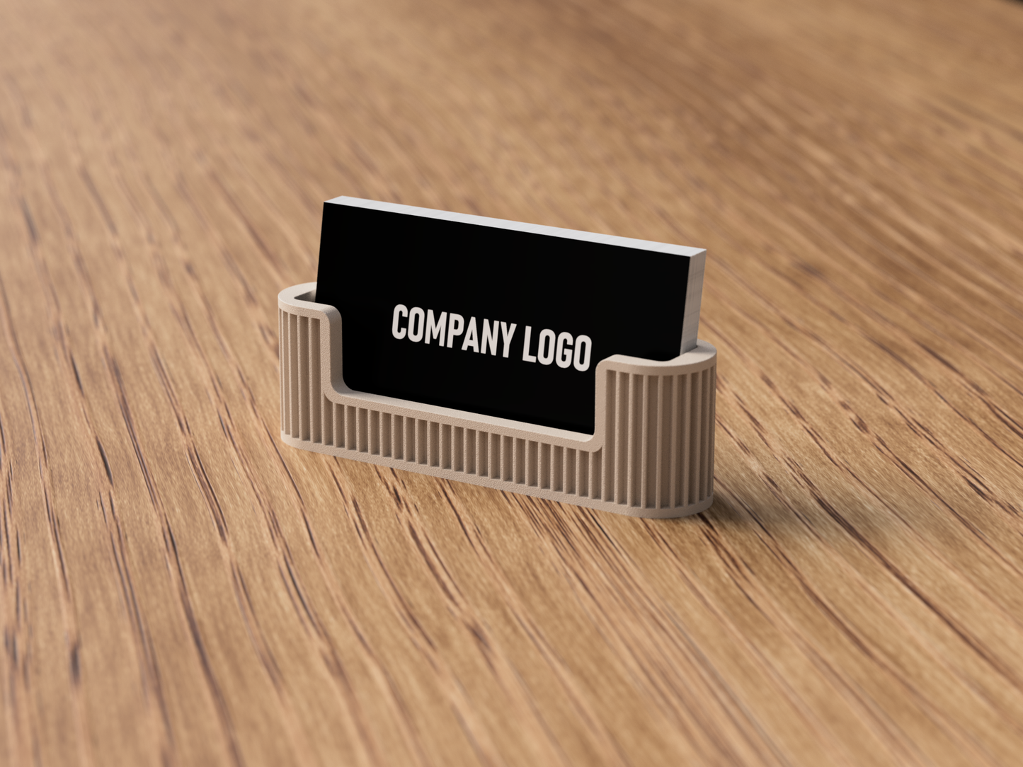Japandi Business Card Holder